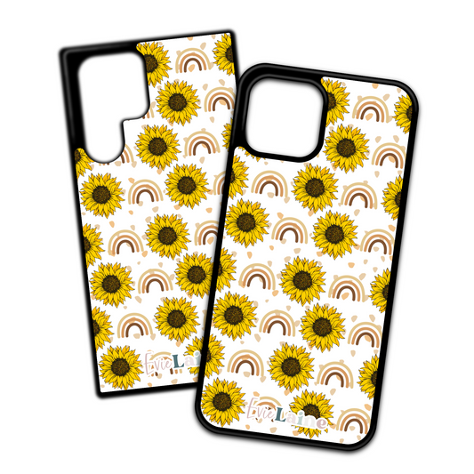 Sunflower Rainbow phone cases for Samsung and iPhone